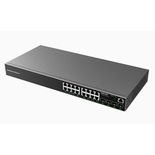 Grandstream GWN7802P 16-Port Gigabit Managed PoE Switch with 4 SFP Uplink Ports Advanced Networking Solution